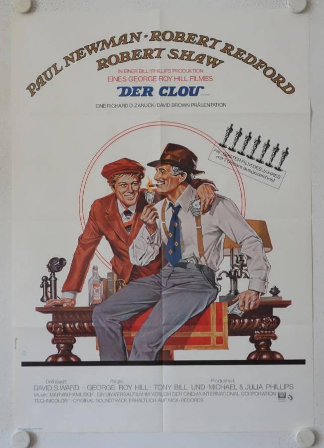 Der Clou originales deutsches Filmplakat